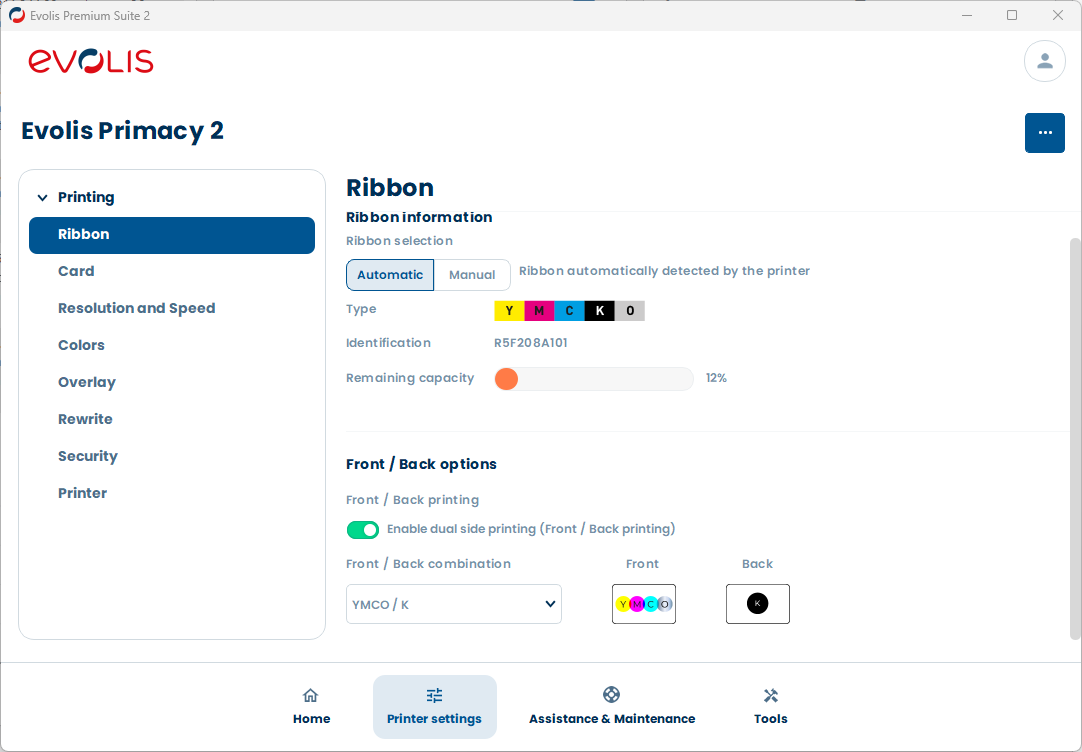 Enable dual side printing