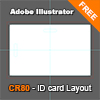 ID Card Dimensions, ID Card Sizes, ID Card Dimension information, CR80 Illustrator Layout