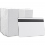 Blank PVC Cards - 30 Mil - LoCo Magnetic Stripe - 2 tracks - 500 cards