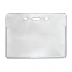 Clear Proximity Badge Holders, Slot/Chain, Horizontal - Pack of 100