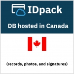 IDpack - Database Hosted in Canada (Records, Photos, and Signatures)