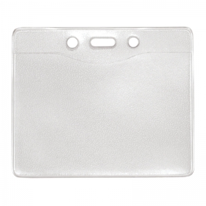 Clear Badge Holders - Horizontal - Credit Card Siz