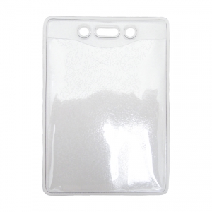 Clear Badge Holders - Vertical - Oversize