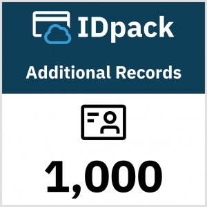 IDpack - Additional 1,000 Records (12-month)