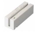 MagTek USB KB Mini Swipe Reader - Tracks 1, 2 - Pearl White