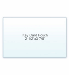 KeyCard Size Laminating Pouches - 5 Mil