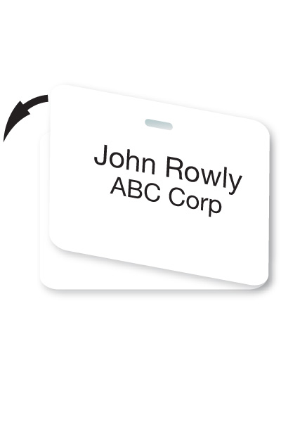 3 X 4" Laser Double-Sided CARDbadge - Blank - 167 Shts/3-up