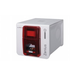 Evolis Zenius Expert Fire Red - USB & Ethernet - Smart & Contactless